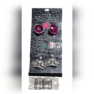Tigerlily Bling Shoe Sandals Clips – Set of 3 Glam Accessories Interchangeable